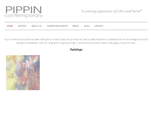 Tablet Screenshot of pippincontemporary.com